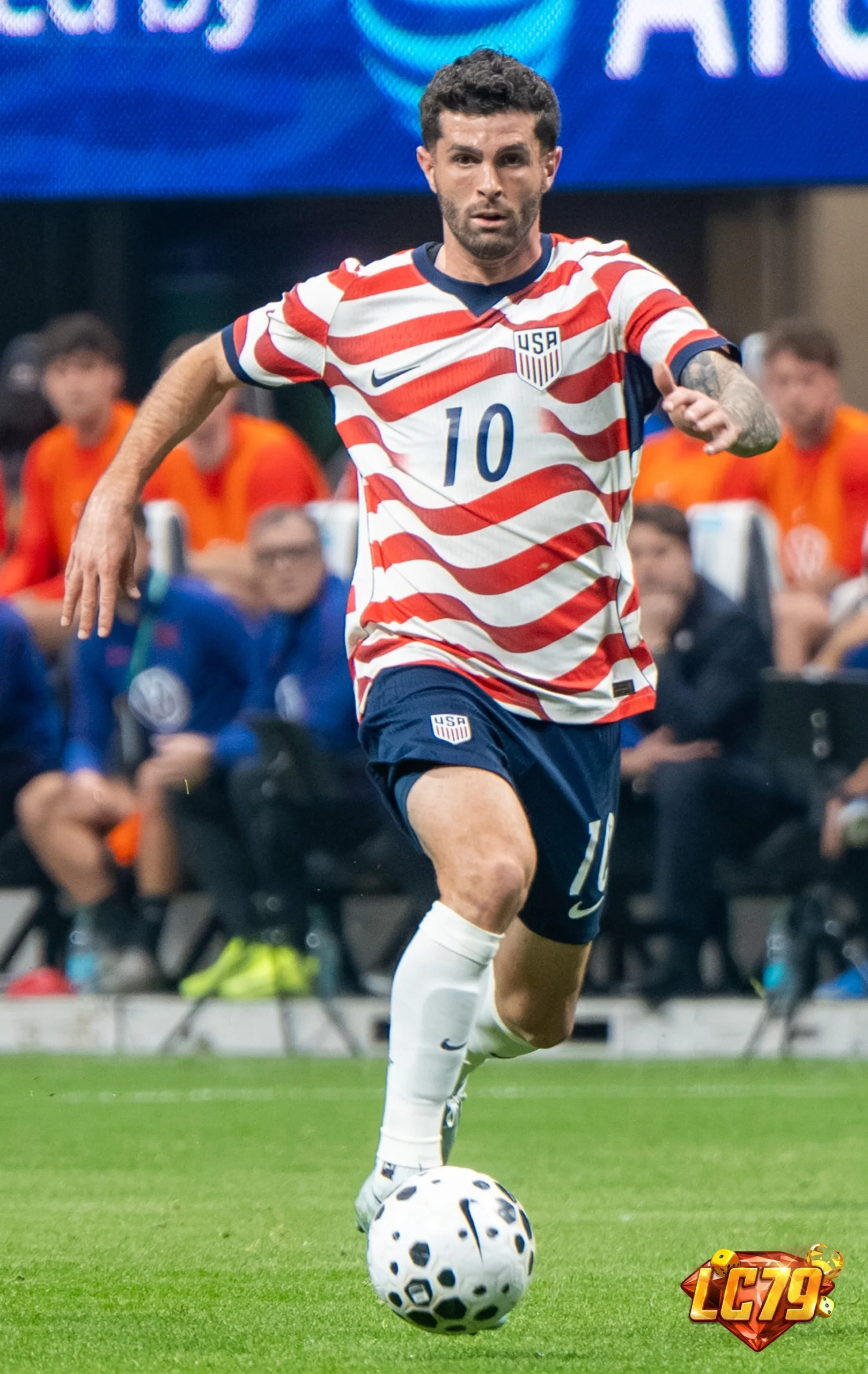 Christian Pulisic của USMNT, ảnh Wikimedia Commons đã đóng watermark LC79