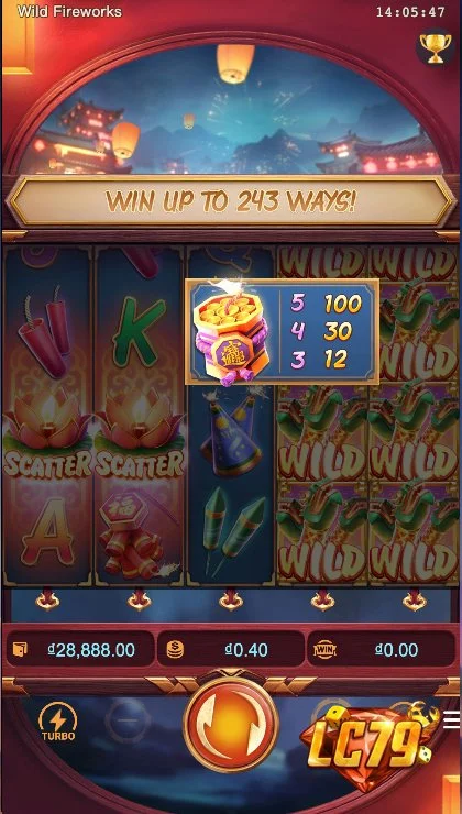 Wild Fireworks — ảnh màn hình