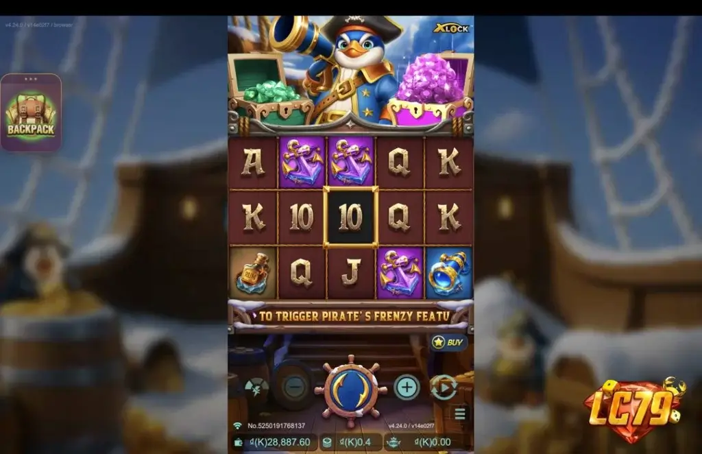 Ảnh giao diện chính game Bakery Bonanza (slot PG) chơi tại LC79