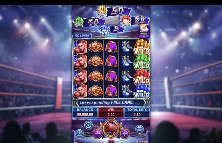 Ảnh bảng biểu tượng & tính năng game BOXING RICHES (slot FC) chơi tại LC79