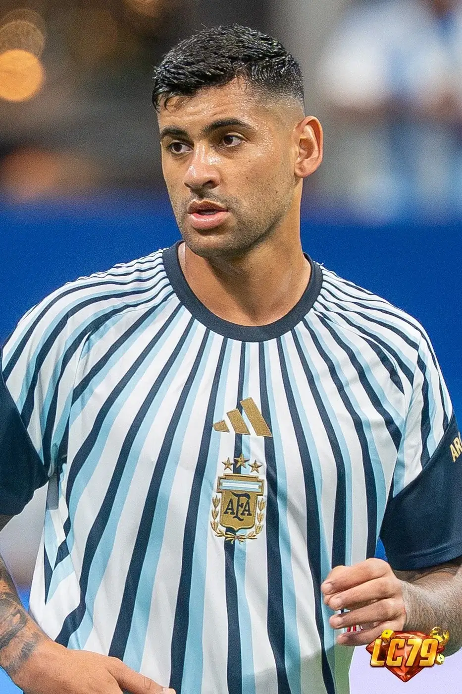 Cristian Romero của Argentina tại World Cup 2026, ảnh đã đóng watermark LC79