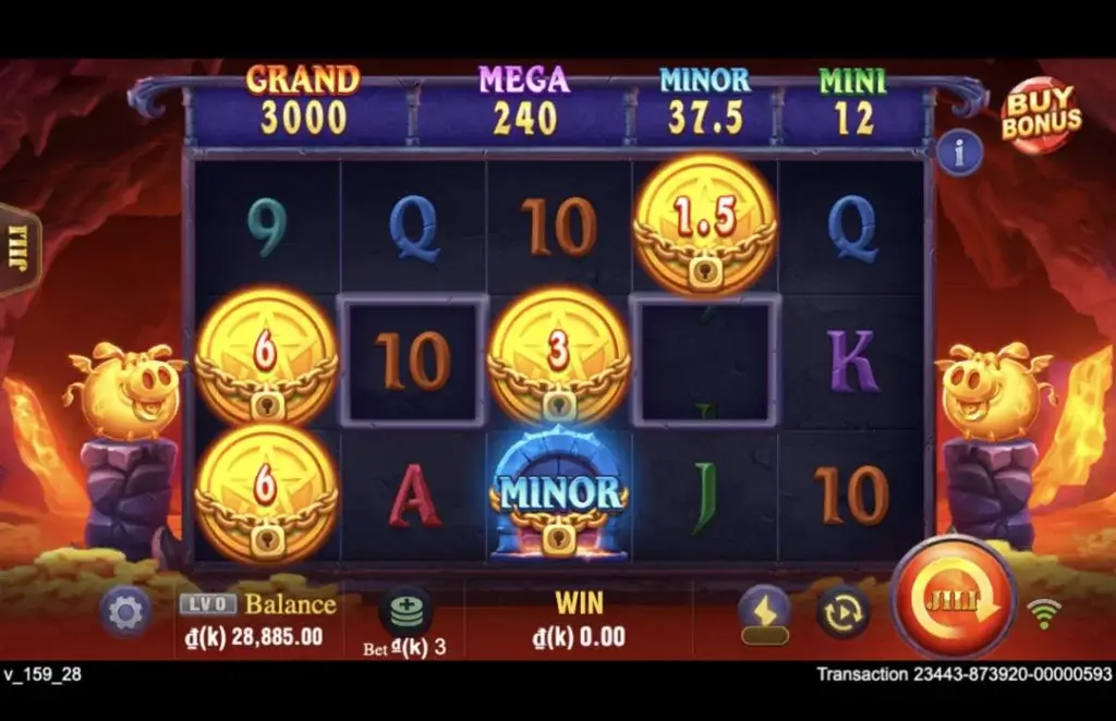 Ảnh giao diện chính game Devil Fire Twins (slot JILI) chơi tại LC79