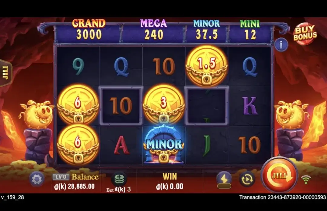 Ảnh giao diện chính game Devil Fire Twins (slot JILI) chơi tại LC79