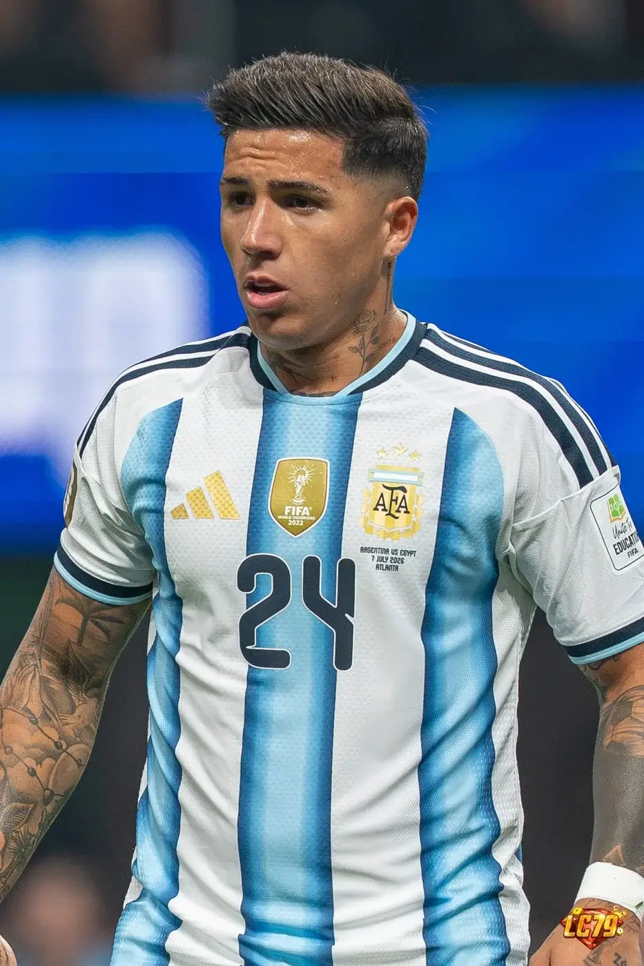 Enzo Fernández trong màu áo Argentina tại World Cup 2026