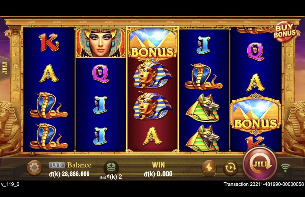 Ảnh bảng biểu tượng & tính năng game Golden Queen (slot JILI) chơi tại LC79