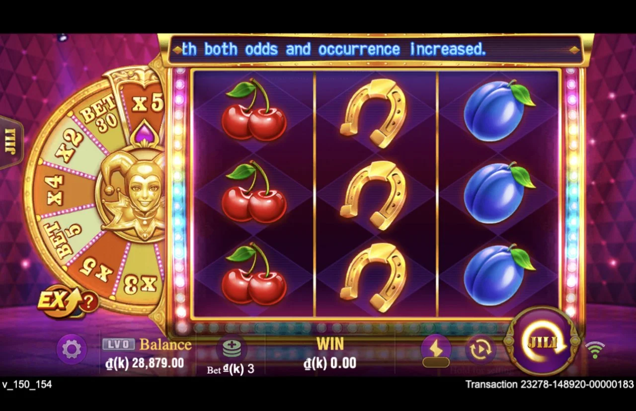 Ảnh giao diện chính game Golden Joker (slot JILI) chơi tại LC79