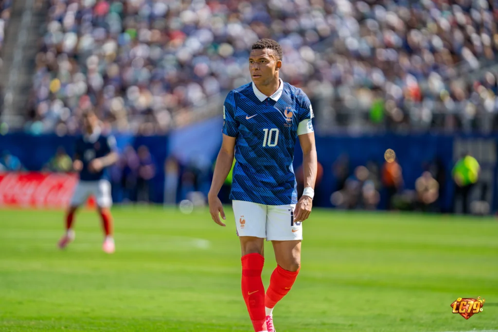 Kylian Mbappé của France, ảnh Wikimedia Commons đã đóng watermark LC79