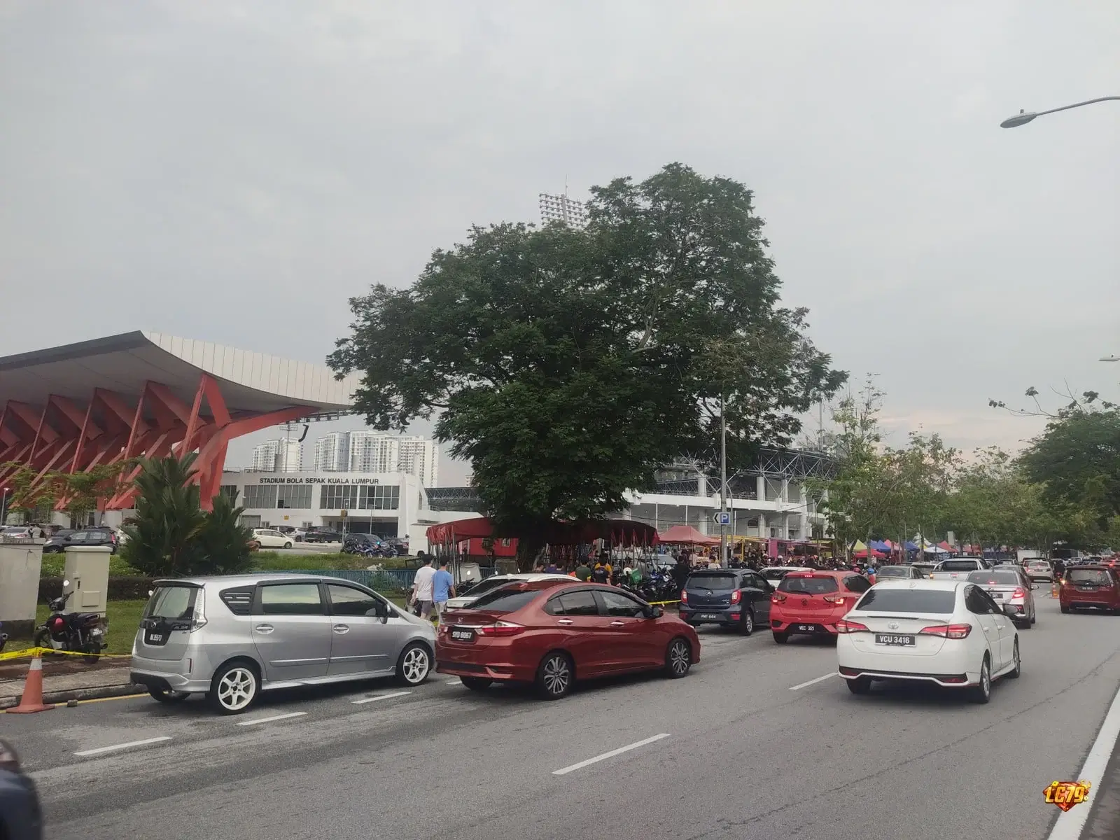 Kuala Lumpur Football Stadium, nơi Malaysia thắng Laos 4-0, ảnh Wikimedia Commons đã đóng watermark LC79