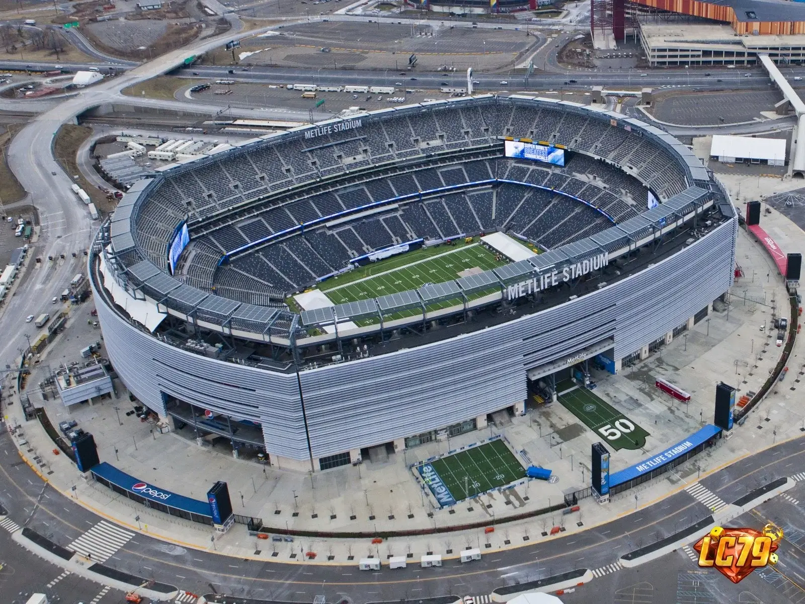 MetLife Stadium trước chung kết World Cup 2026 Spain vs Argentina