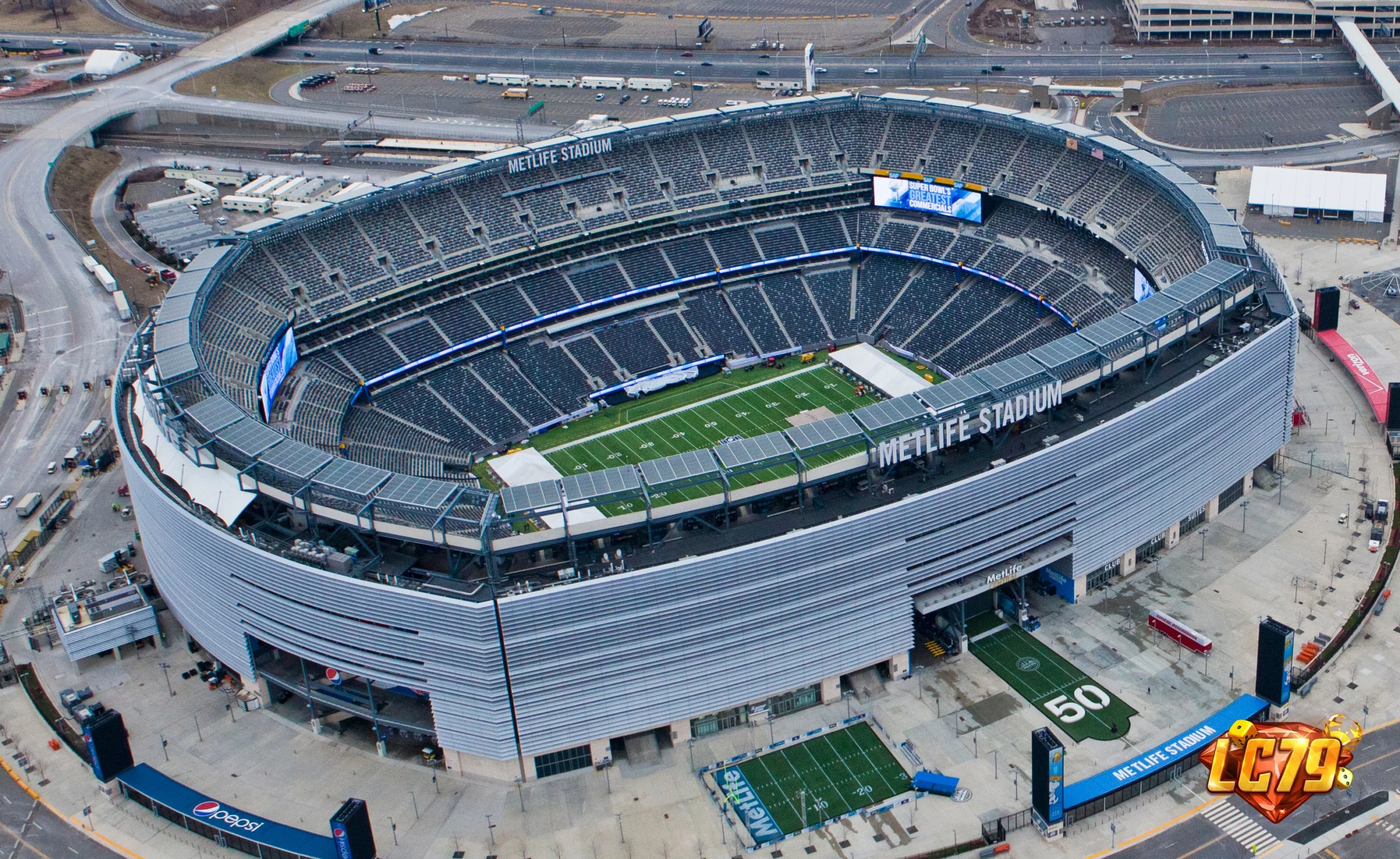 MetLife Stadium tại East Rutherford, ảnh Wikimedia Commons đã đóng watermark LC79