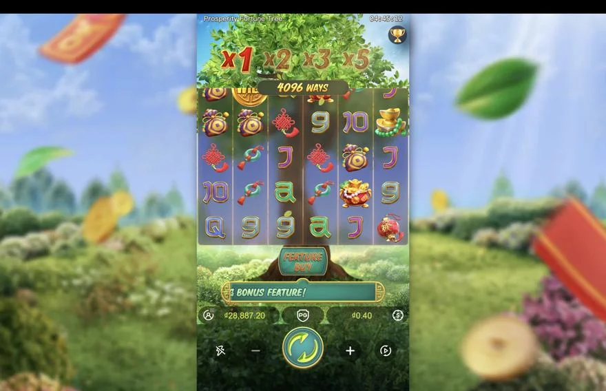 Ảnh màn hình gameplay game Prosperity Fortune Tree (slot PG) chơi tại LC79