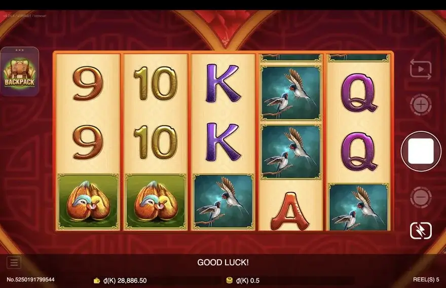 Ảnh bảng biểu tượng & tính năng game Rooster In Love (slot JDB) chơi tại LC79