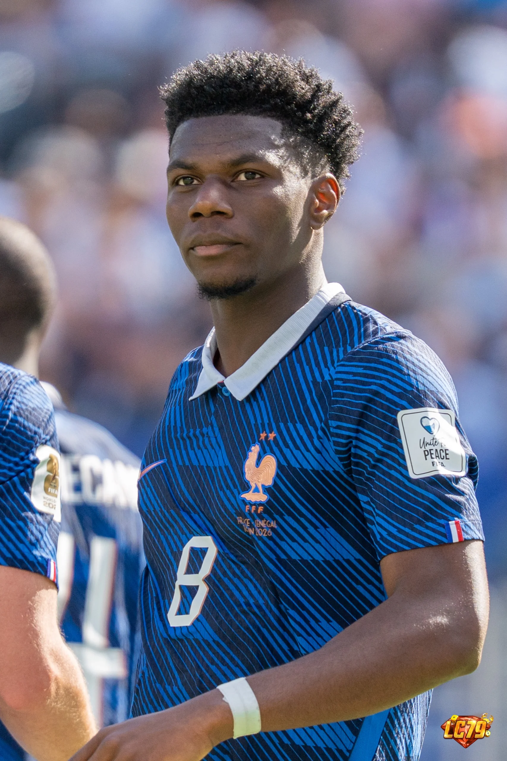 Aurelien Tchouameni trong màu áo Pháp sau trận France 1-0 Paraguay