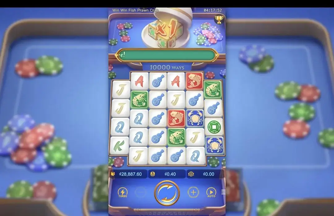 Ảnh giao diện chính game Win Win Fish Prawn Crab (slot PG) chơi tại LC79