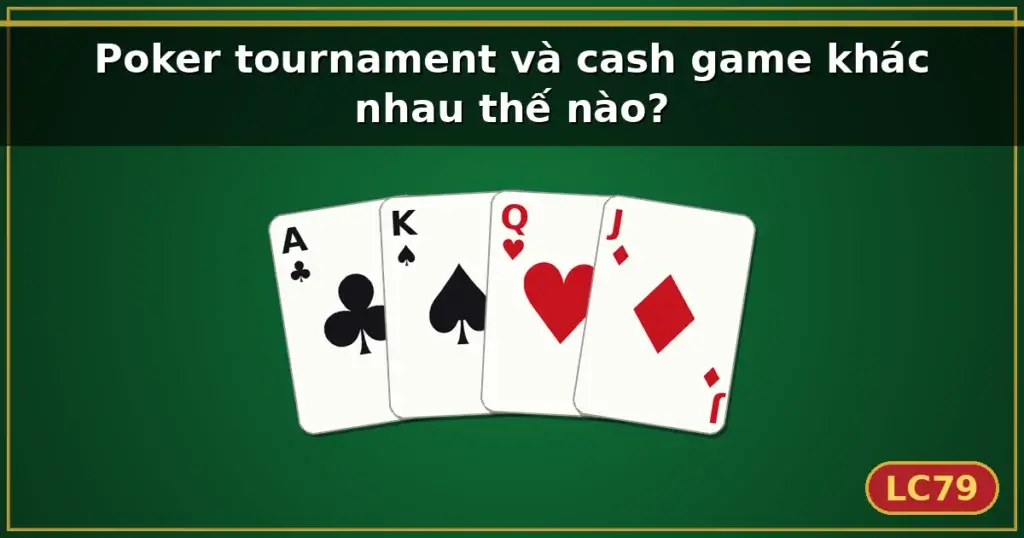 Poker tournament và cash game khác nhau thế nào? — LC79