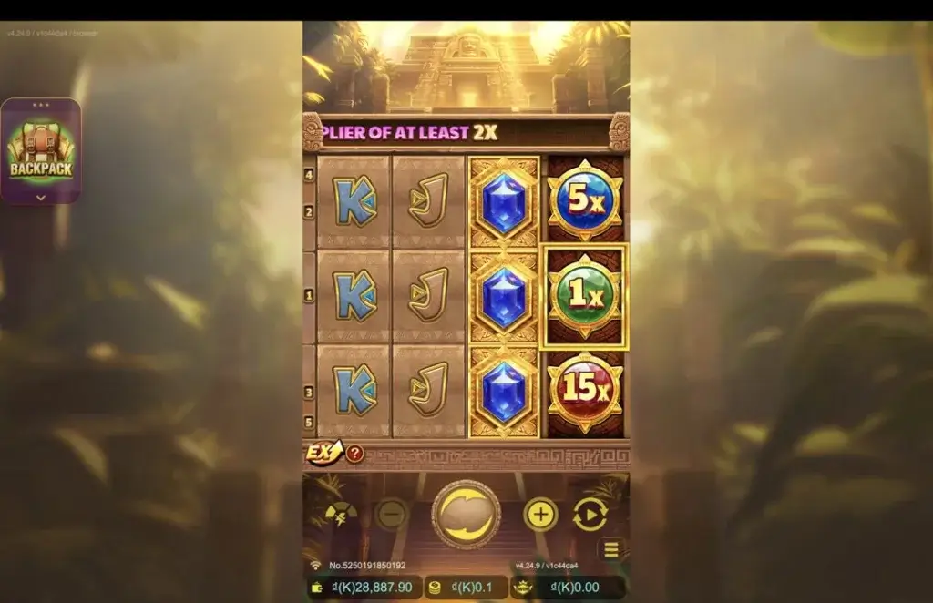 Ảnh giao diện chính game Fortune Jewel (slot JDB) chơi tại LC79