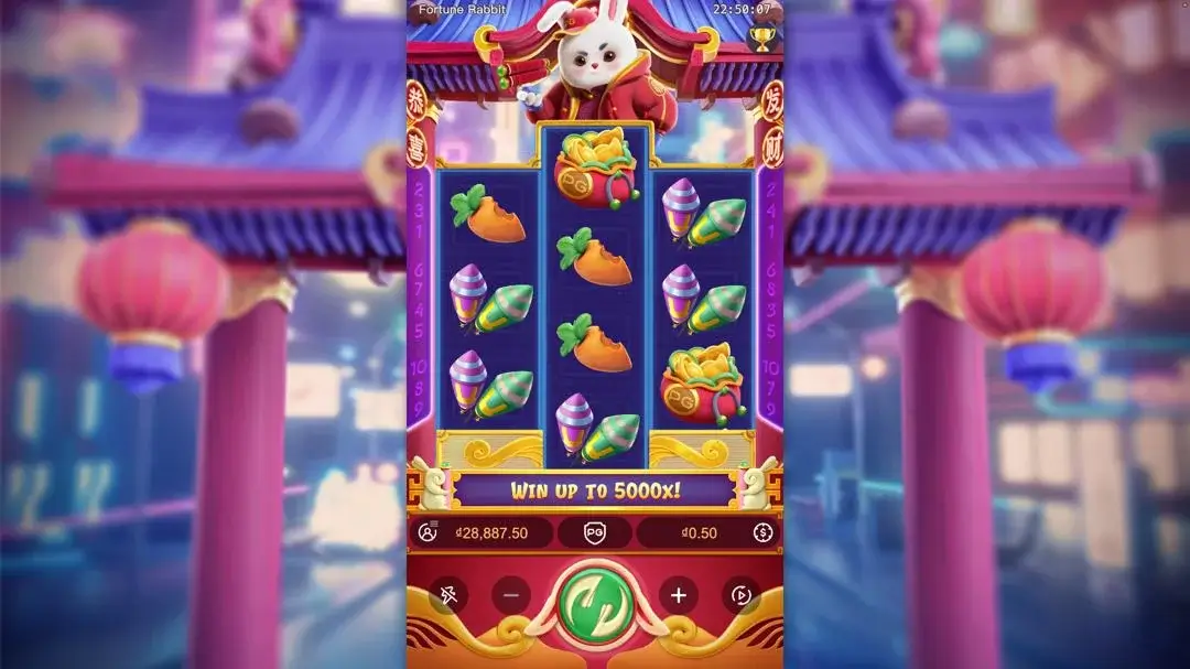 Ảnh giao diện chính game Fortune Rabbit (slot ACEWIN) chơi tại LC79