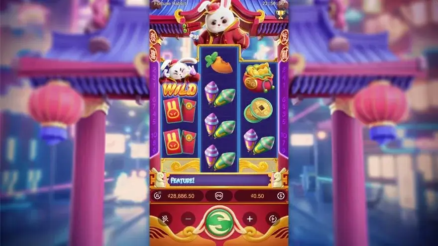 Ảnh bảng biểu tượng & tính năng game Fortune Rabbit (slot ACEWIN) chơi tại LC79