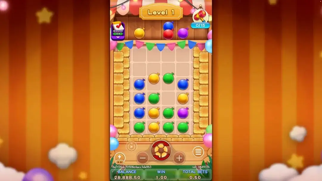 Ảnh giao diện chính game HAPPY DUO BAO (slot FC) chơi tại LC79