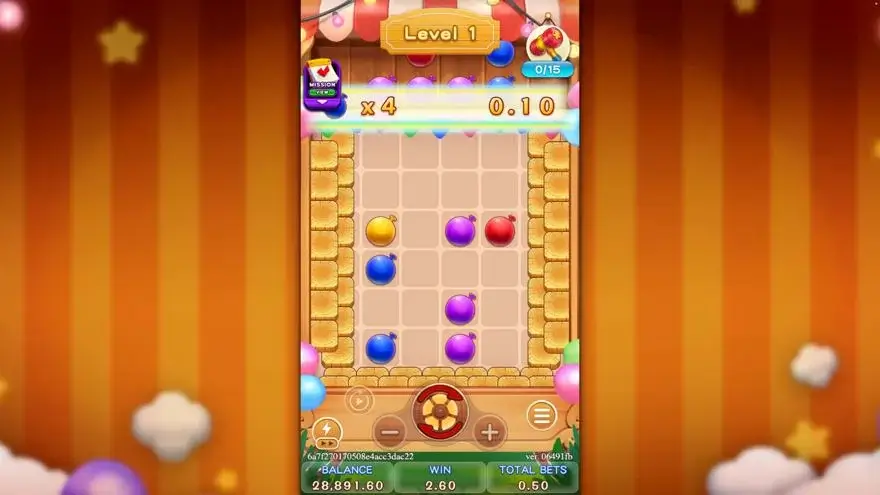 Ảnh bảng biểu tượng & tính năng game HAPPY DUO BAO (slot FC) chơi tại LC79