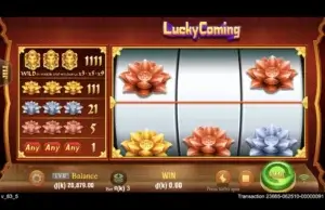 Ảnh giao diện chính game Lucky Coming (slot JILI) chơi tại LC79