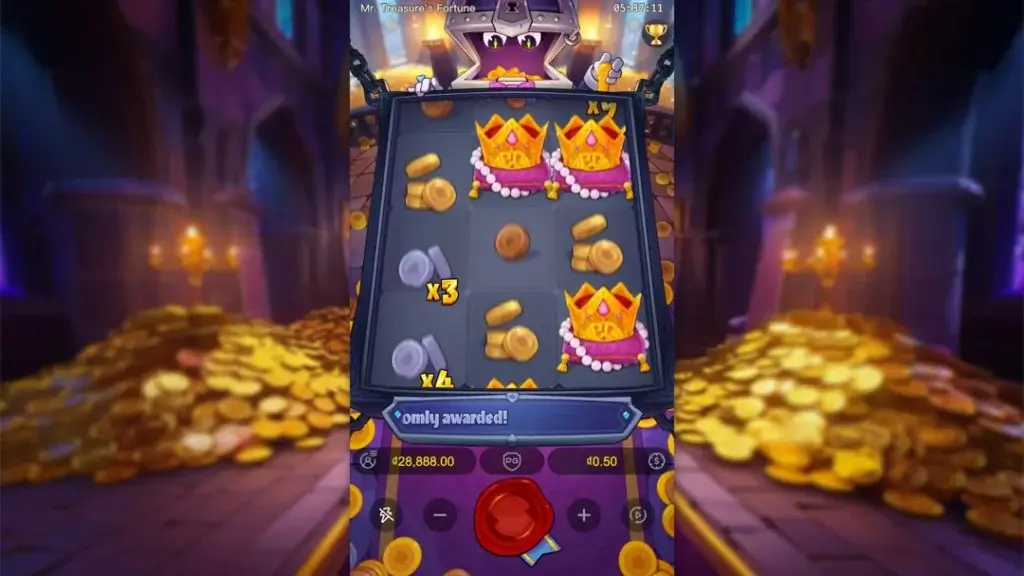Ảnh giao diện chính game Mr. Treasure’s Fortune (slot PG) chơi tại LC79