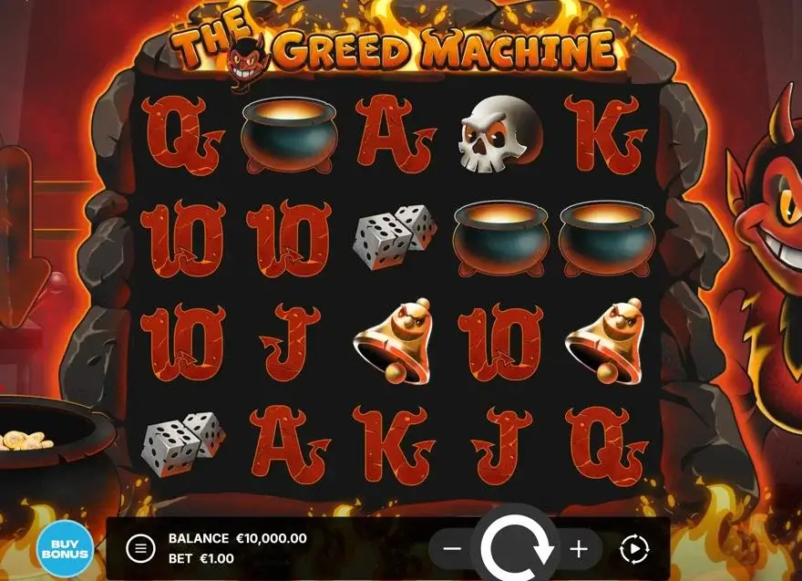 Ảnh màn hình gameplay game The Greed Machine (slot OCTOPLAY) chơi tại LC79