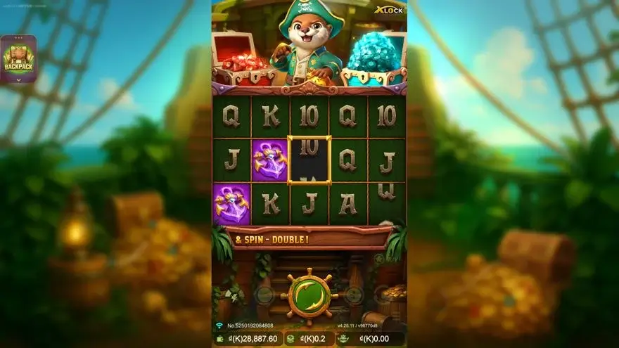 Ảnh màn hình gameplay game Voyage of Blast Raider X-Lock (slot JDB) chơi tại LC79