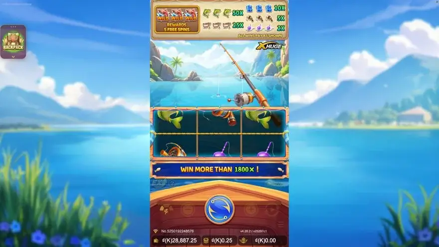 Ảnh bảng biểu tượng & tính năng game đánh giá fishin' fever x-huge lc79 (slot) chơi tại LC79