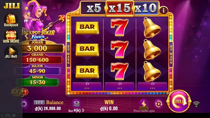 Ảnh bảng biểu tượng & tính năng game đánh giá jackpot joker fever lc79 (slot) chơi tại LC79