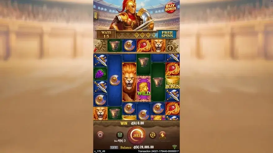 Ảnh màn hình gameplay game đánh giá roma x deluxe lc79 (slot) chơi tại LC79