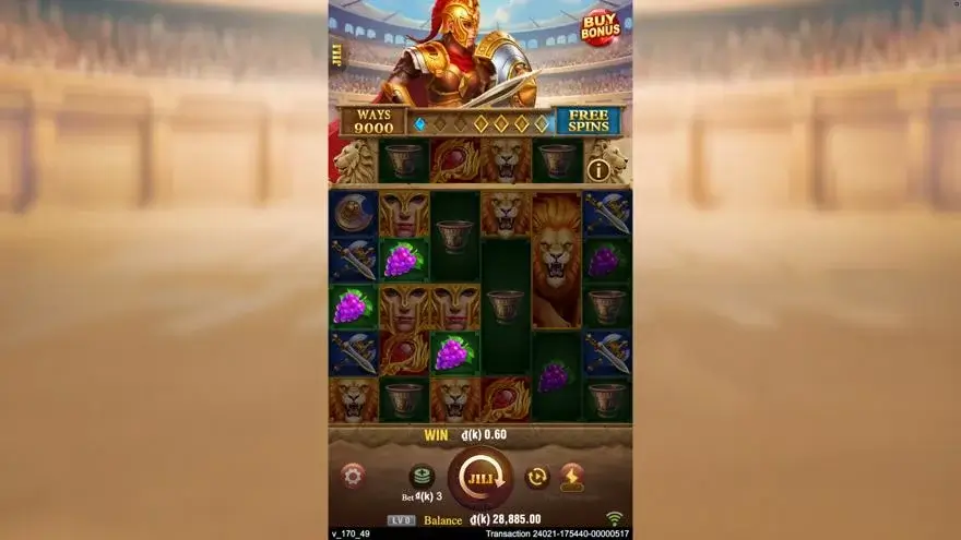 Ảnh bảng biểu tượng & tính năng game đánh giá roma x deluxe lc79 (slot) chơi tại LC79