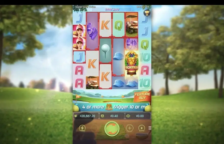 Ảnh màn hình gameplay game đánh giá super golf drive lc79 (slot) chơi tại LC79