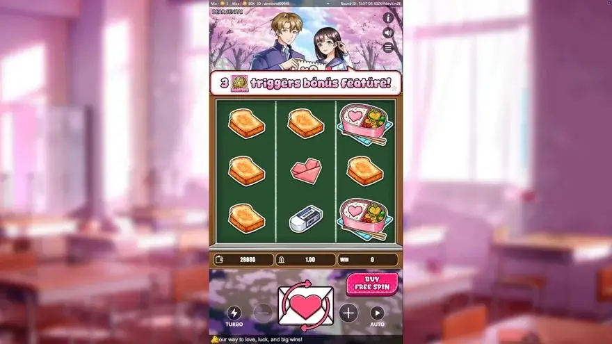 Ảnh màn hình gameplay game Dear Senpai (Kingmidas #) (slot) chơi tại LC79