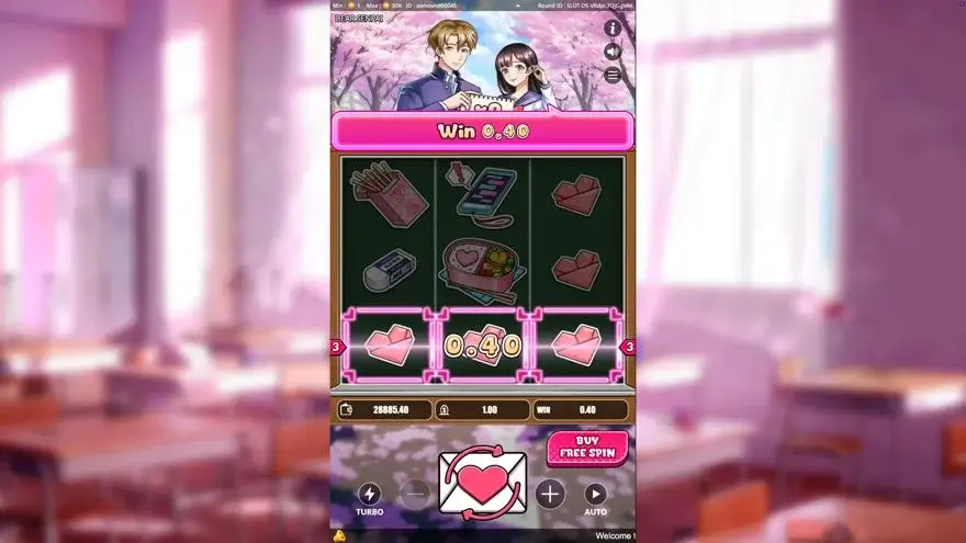 Ảnh bảng biểu tượng & tính năng game Dear Senpai (Kingmidas #) (slot) chơi tại LC79