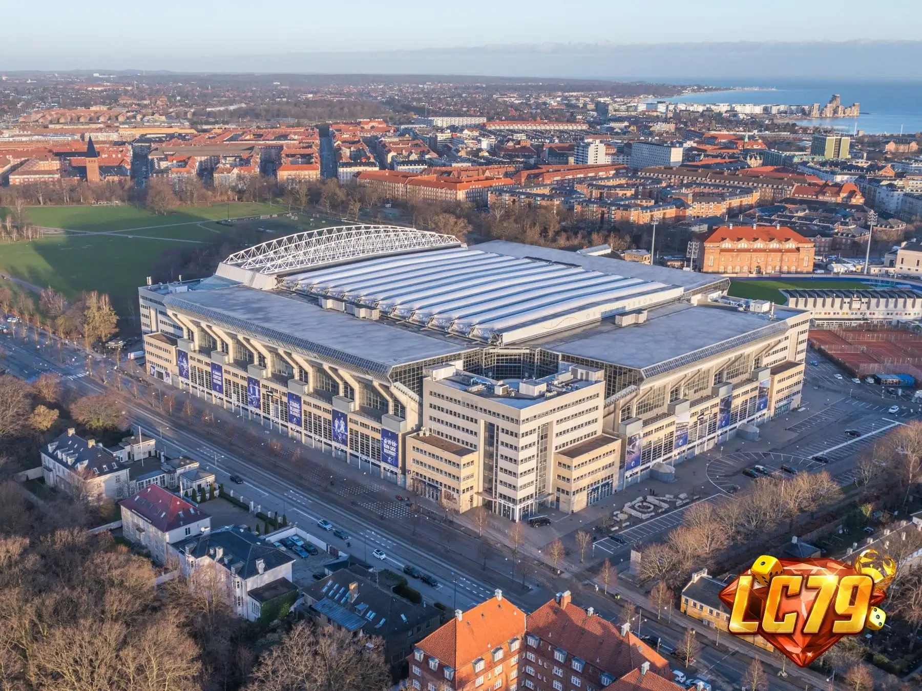 Parken Copenhagen trước trận Đan Mạch vs Bồ Đào Nha 1/10 Nations League