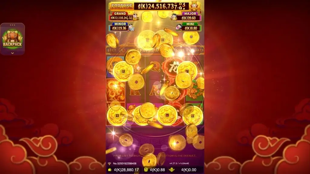 Ảnh giao diện chính game Dragon Soar (slot JDB) chơi tại LC79