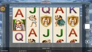 Ảnh giao diện chính game Olympian Temple (slot JDB) chơi tại LC79