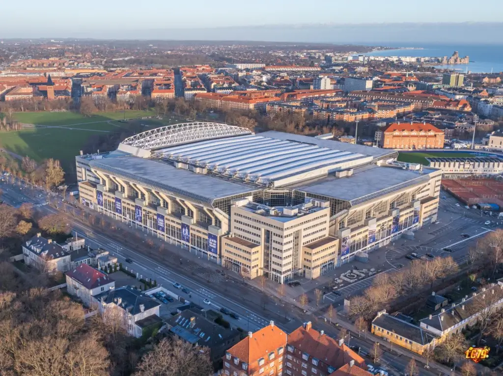 Parken Copenhagen trước trận Đan Mạch vs Xứ Wales tại UEFA Nations League