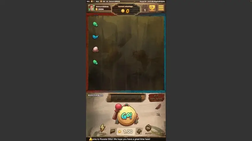 Ảnh màn hình gameplay game Rooster Blitz (Kingmidas #) (slot) chơi tại LC79