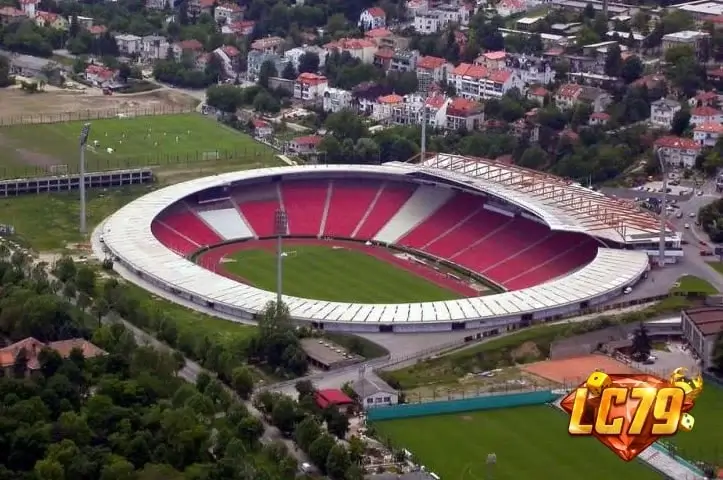 Stadion Rajko Mitic Belgrade truoc tran Serbia vs Ha Lan 27/9 Nations League
