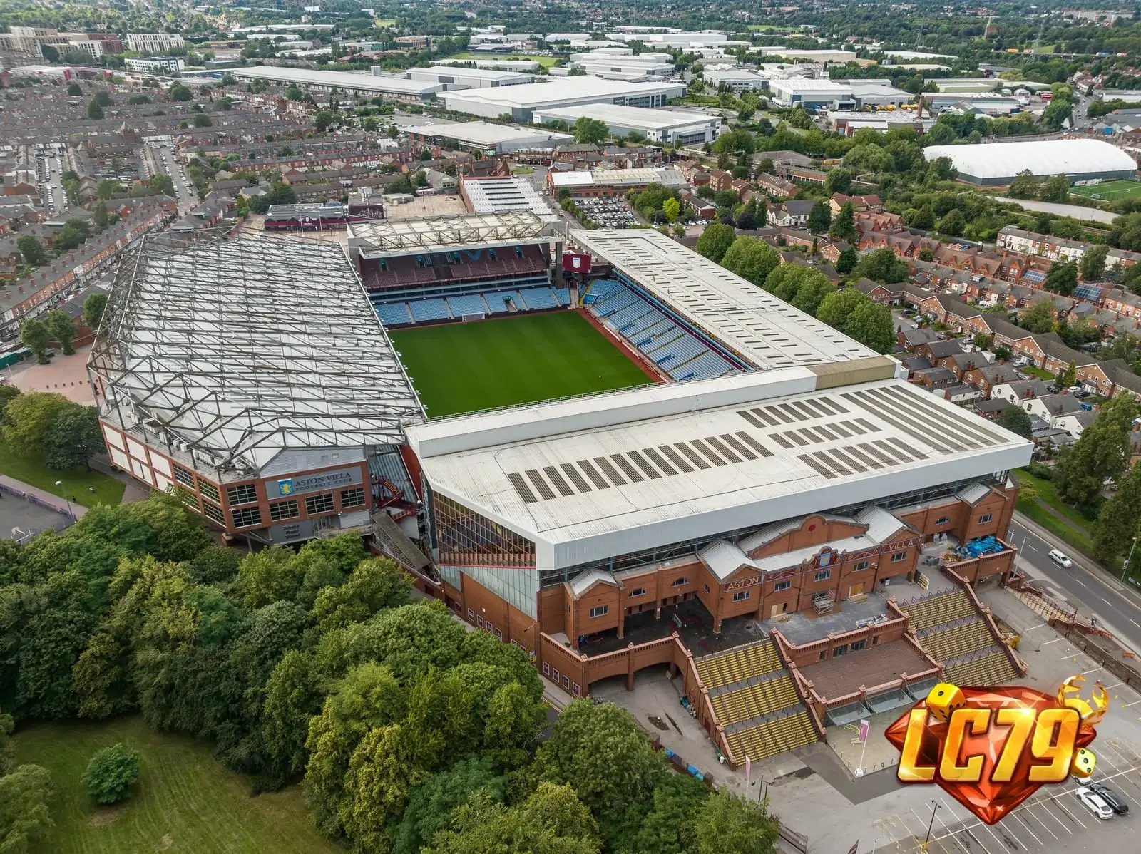 Villa Park trước trận Aston Villa Women vs Crystal Palace Women tại WSL