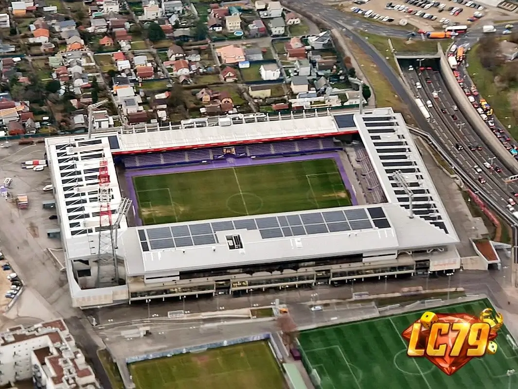 Generali Arena Franz-Horr-Stadion trước trận Austria Wien vs Inter tại UWCL