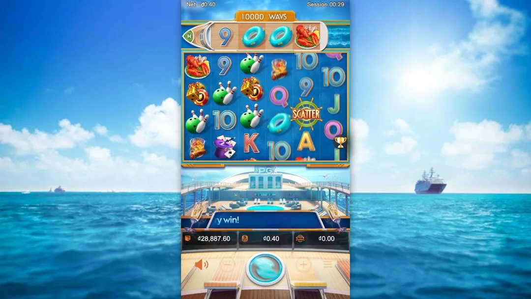 Ảnh giao diện chính game Cruise Royale (slot PG) chơi tại LC79