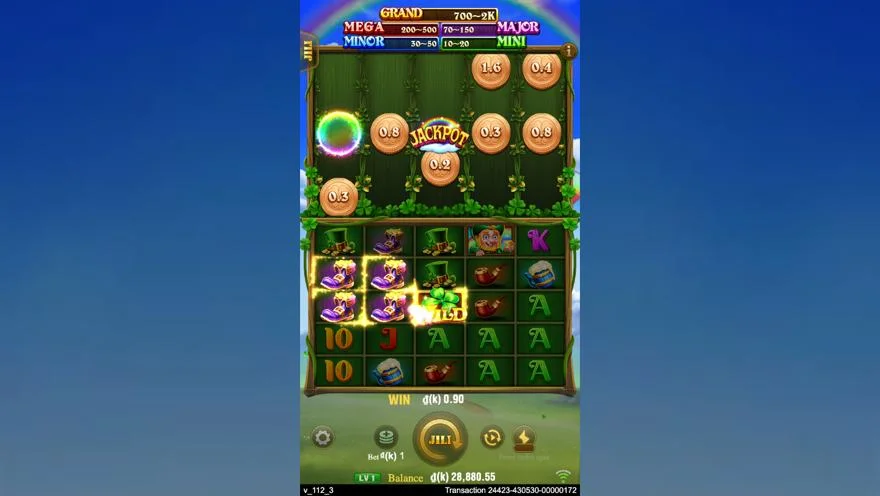 Ảnh bảng biểu tượng & tính năng game Elf Bingo (slot JILI) chơi tại LC79