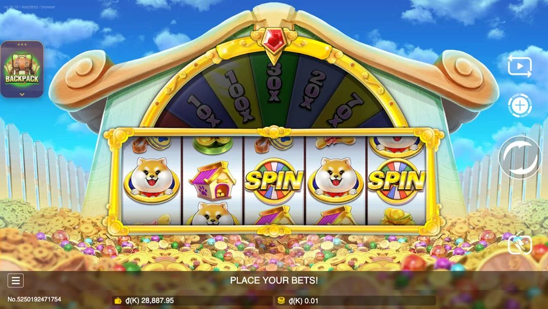 Ảnh giao diện chính game Go Lai Fu (slot JDB) chơi tại LC79