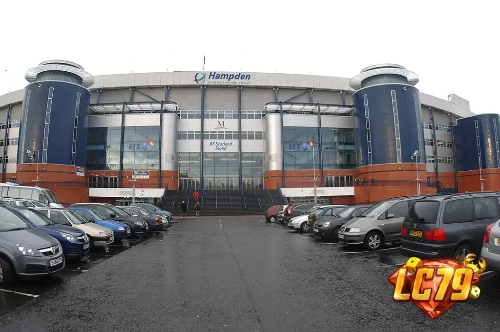 Hampden Park trước trận Scotland vs Slovenia ở UEFA Nations League