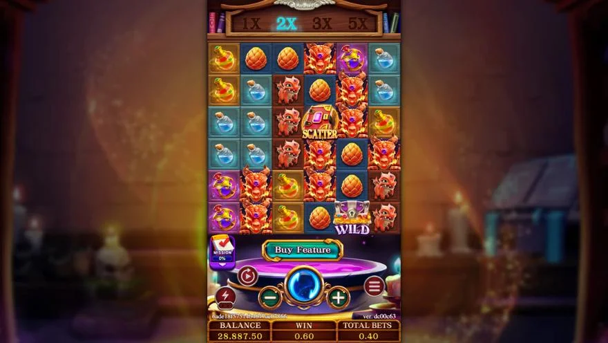 Ảnh màn hình gameplay game MERGE MAGIC (slot FC) chơi tại LC79