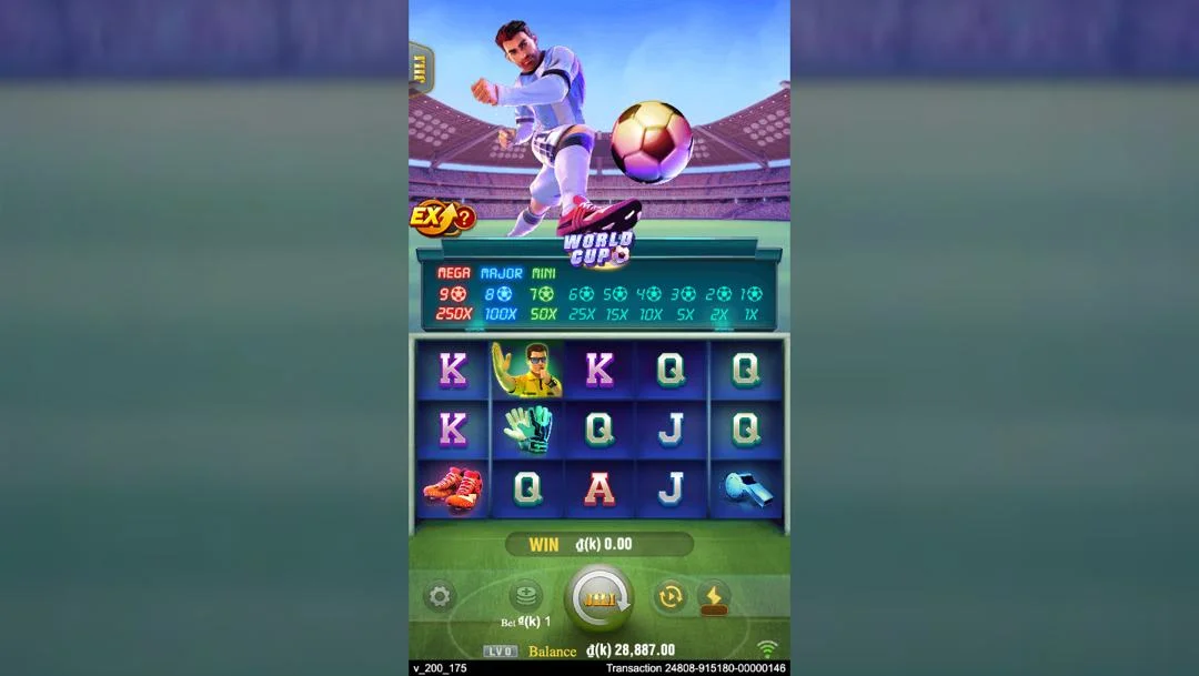 Ảnh giao diện chính game World Cup (slot JILI) chơi tại LC79
