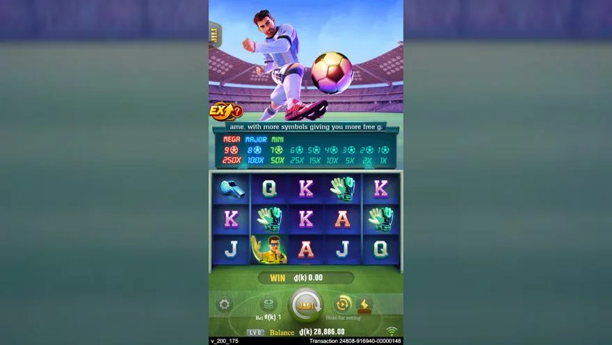 Ảnh màn hình gameplay game World Cup (slot JILI) chơi tại LC79